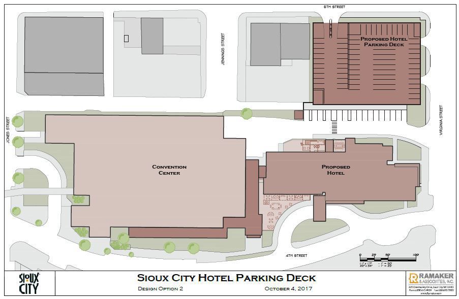 New Convention Center parking layout